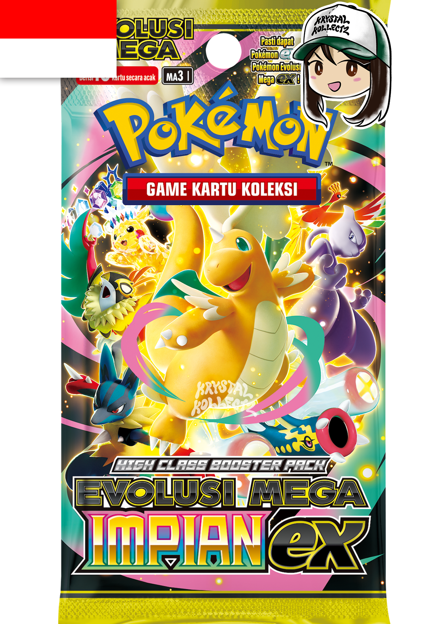 Indonesian - Mega Dream ex | MA3 I - Pokemon Booster Box - Mega Impian ex (Ascended Heroes)
