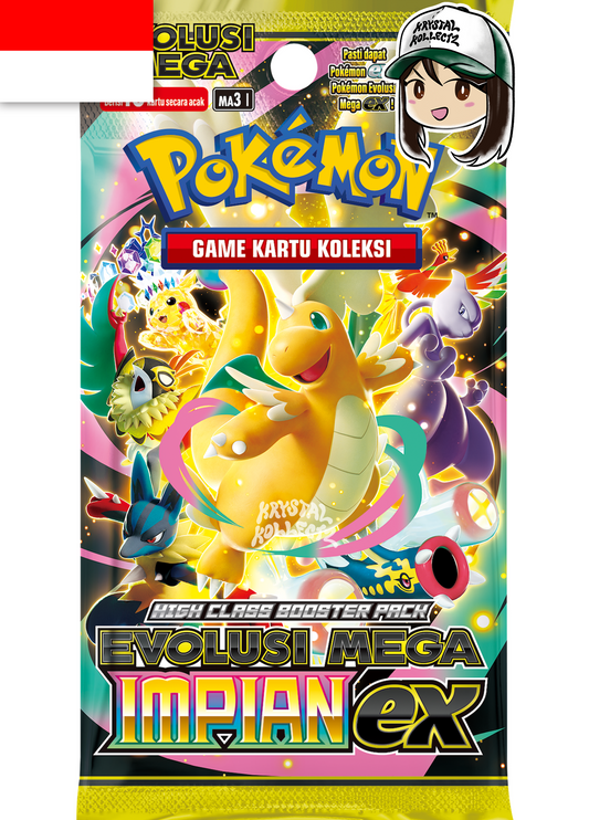 Indonesian - Mega Dream ex | MA3 I - Pokemon Booster Box - Mega Impian ex (Ascended Heroes)