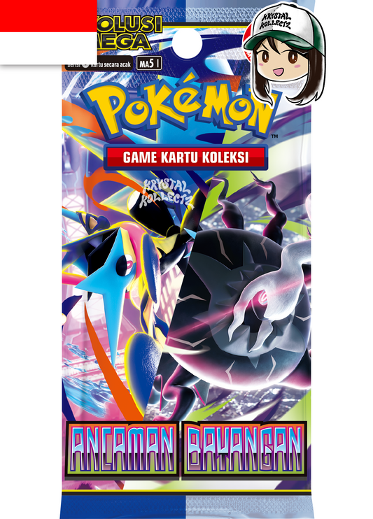 Indonesian - Threatening Shadow - Pokémon Booster Box MA5 I (Chaos Rising + Pitch Black) | PRE-ORDER
