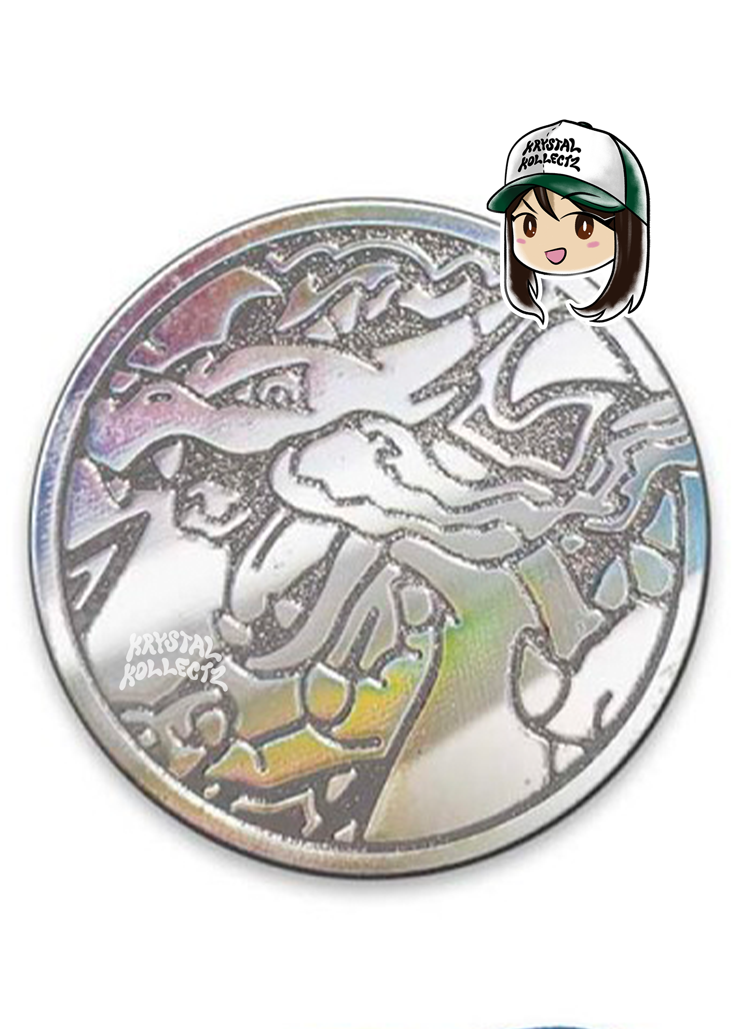 Mega Charizard X - Pokemon Metal Coin Phantasmal Flames