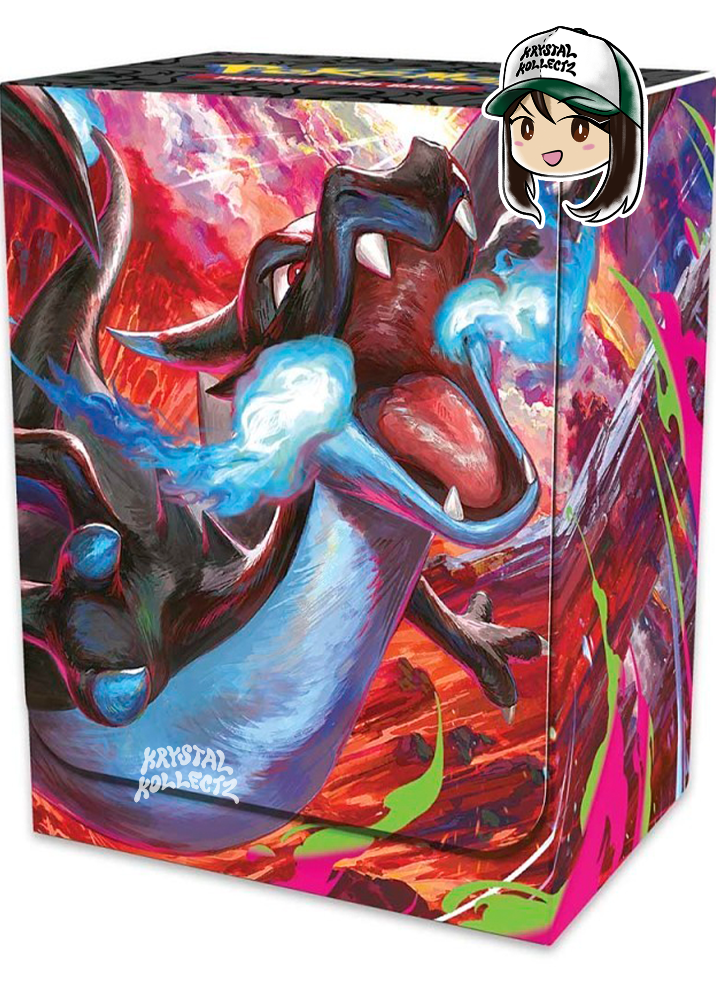 Mega Charizard X - Pokemon Deck Box Phantasmal Flames