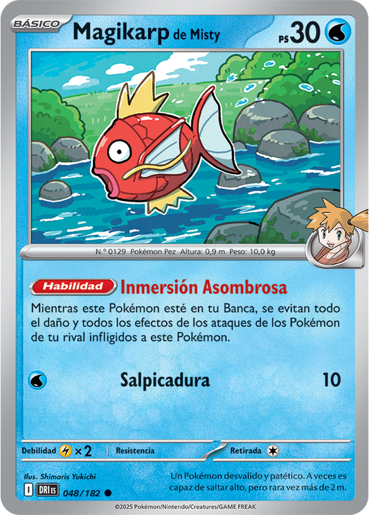 Misty's Magikarp - Destined Rivals Pokemon Card - Latin American Spanish