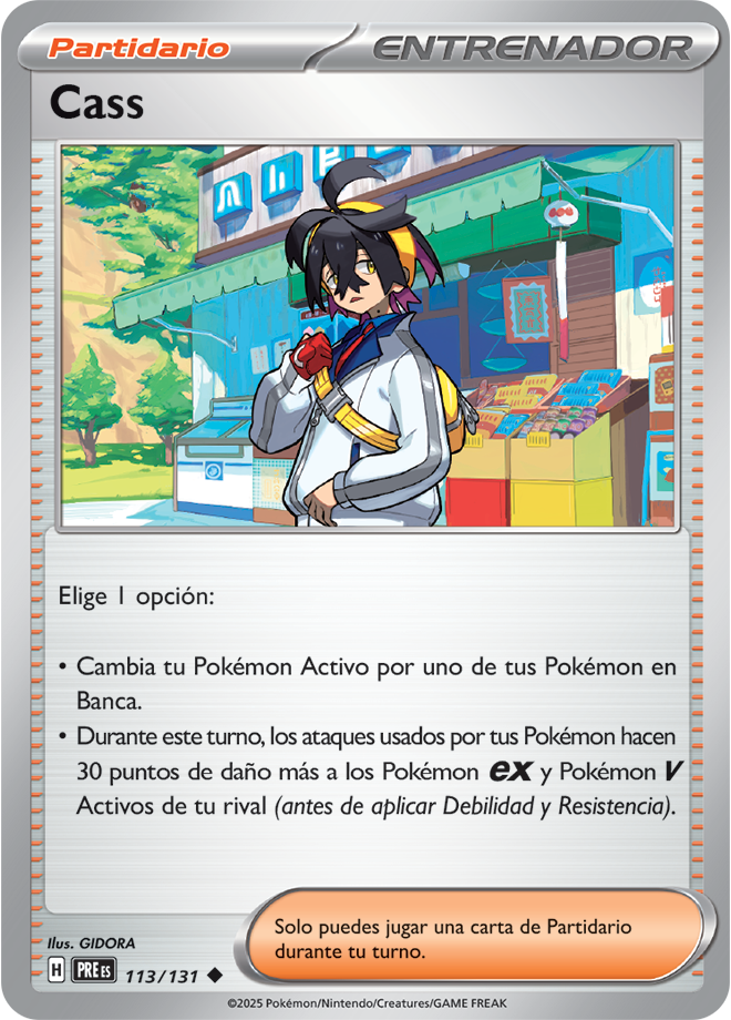 Kieran Poke Ball Reverse Holo - Prismatic Evolutions Pokemon Card - Spanish