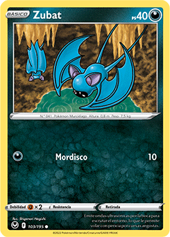 Zubat U - Silver Tempest Pokemon Card 103/195 - Spanish