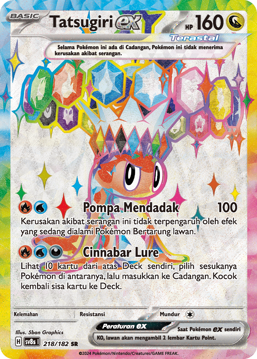 Indonesian - Stellar Lightning Strike | sv8s I - Pokemon Booster Box - Kilat Rasi (Surging Sparks)