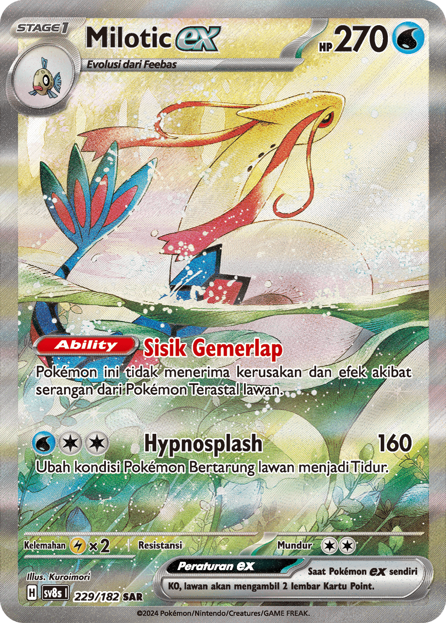 Indonesian - Stellar Lightning Strike | sv8s I - Pokemon Booster Box - Kilat Rasi (Surging Sparks)