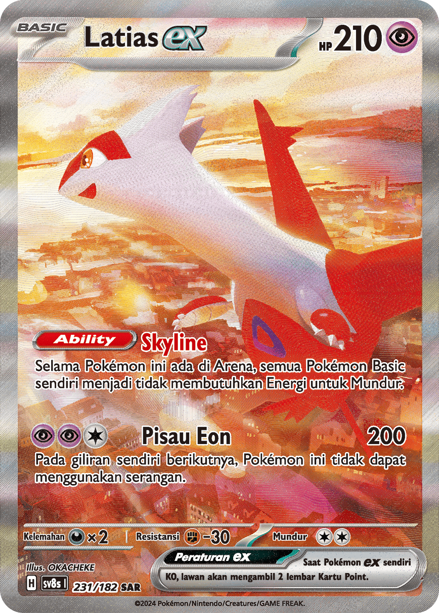 Indonesian - Stellar Lightning Strike | sv8s I - Pokemon Booster Box - Kilat Rasi (Surging Sparks)