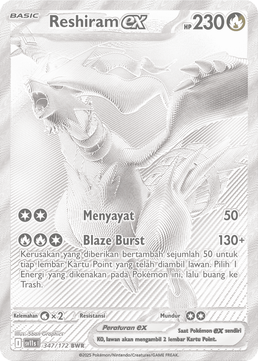 Indonesian - Black & White (Hitam & Putih) - Pokemon Blister