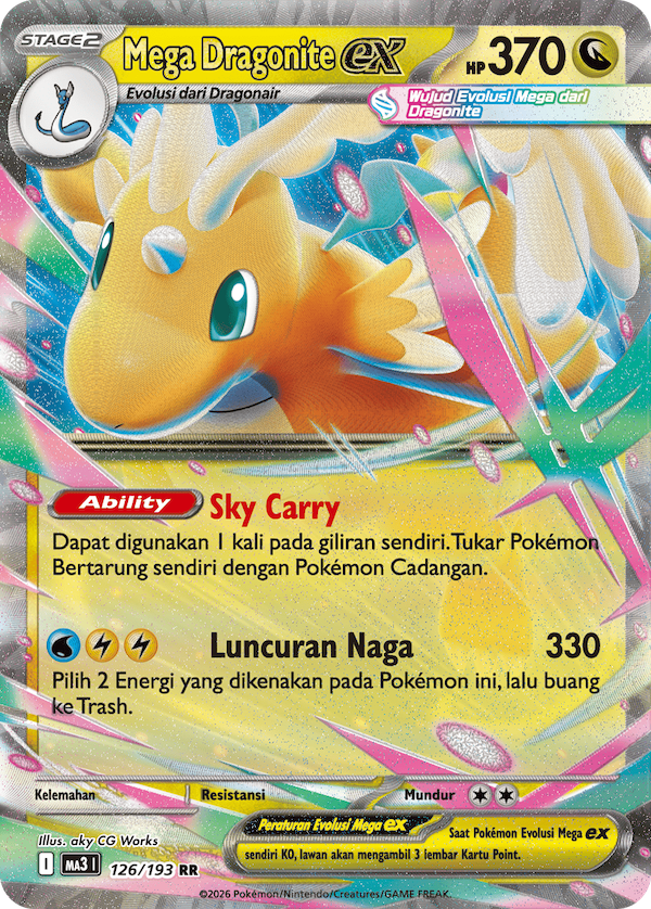 Indonesian - Mega Dream ex | MA3 I - Pokemon Booster Box - Mega Impian ex (Ascended Heroes)